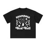Shamrock And Roll Graphic Tee-INNBLAC Fashion Apparel