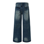 Vintage Washed Wide Leg Jeans