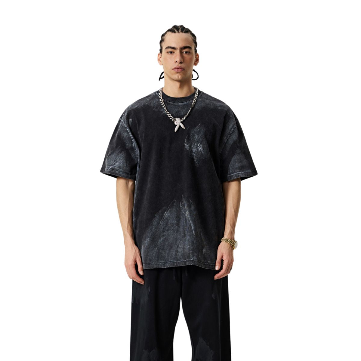 Vintage Painted Baggy T Shirt 8oz