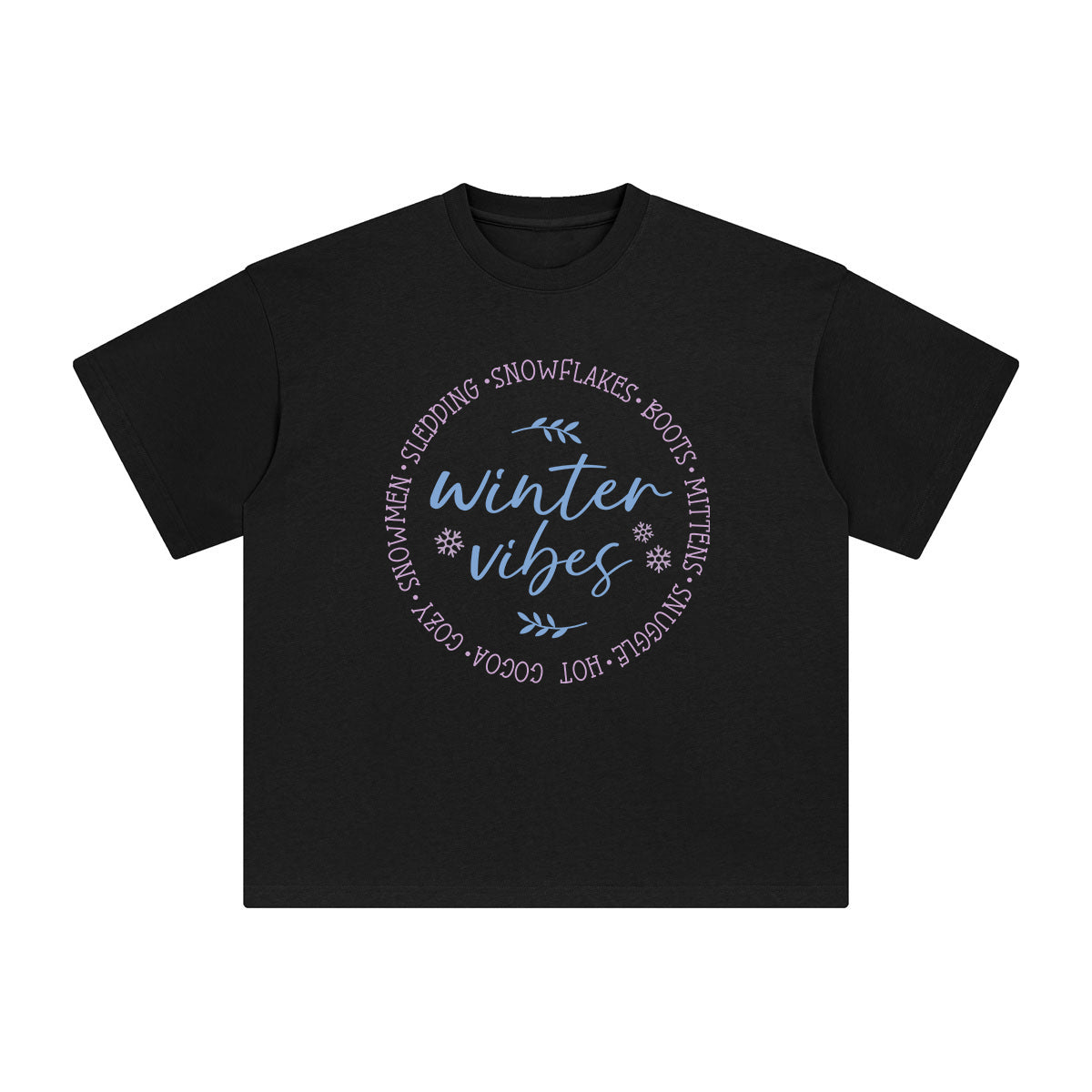 Wimter Vibes Graphic Tee-INNBLAC Fashion Apparel