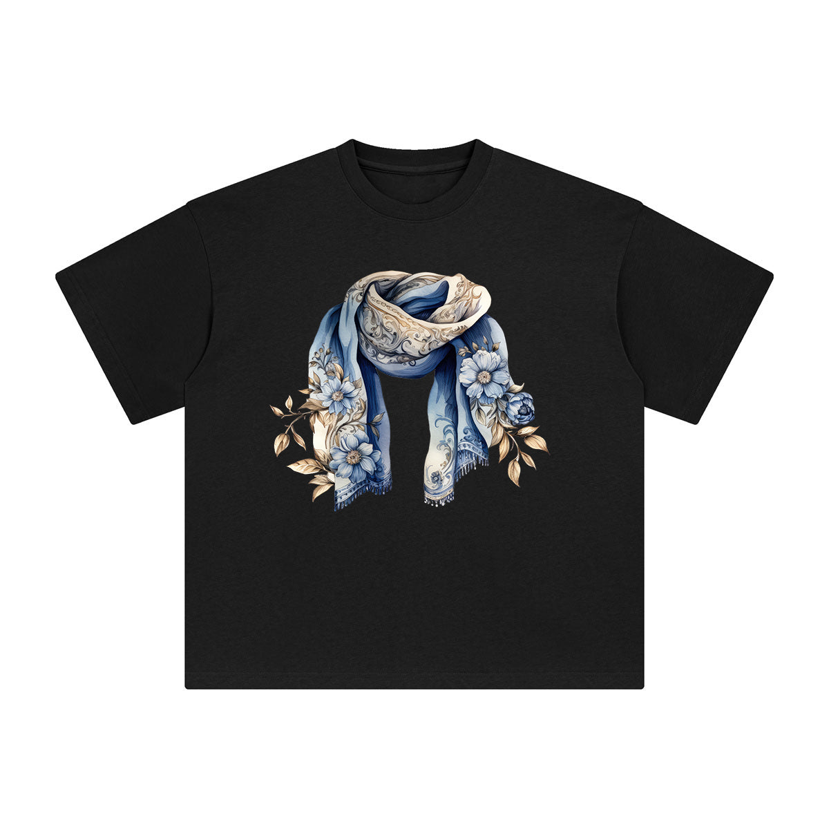 Scarf Graphic Tee-INNBLAC Fashion Apparel