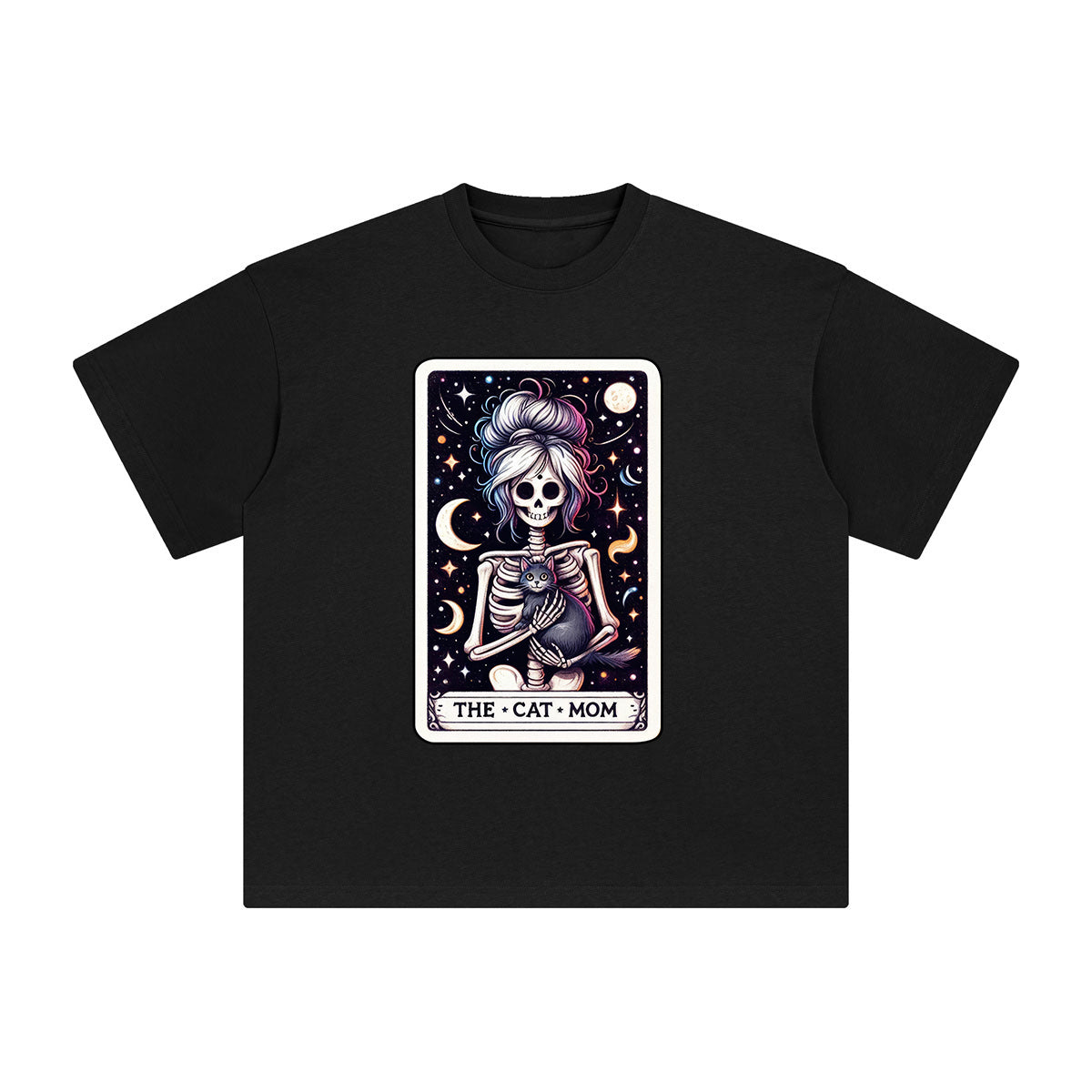 The Cat Mom Comic Graphic Tee-INNBLAC Fashion Apparel