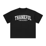 Thankful & Blessed Graphic Tee-INNBLAC Fashion Apparel