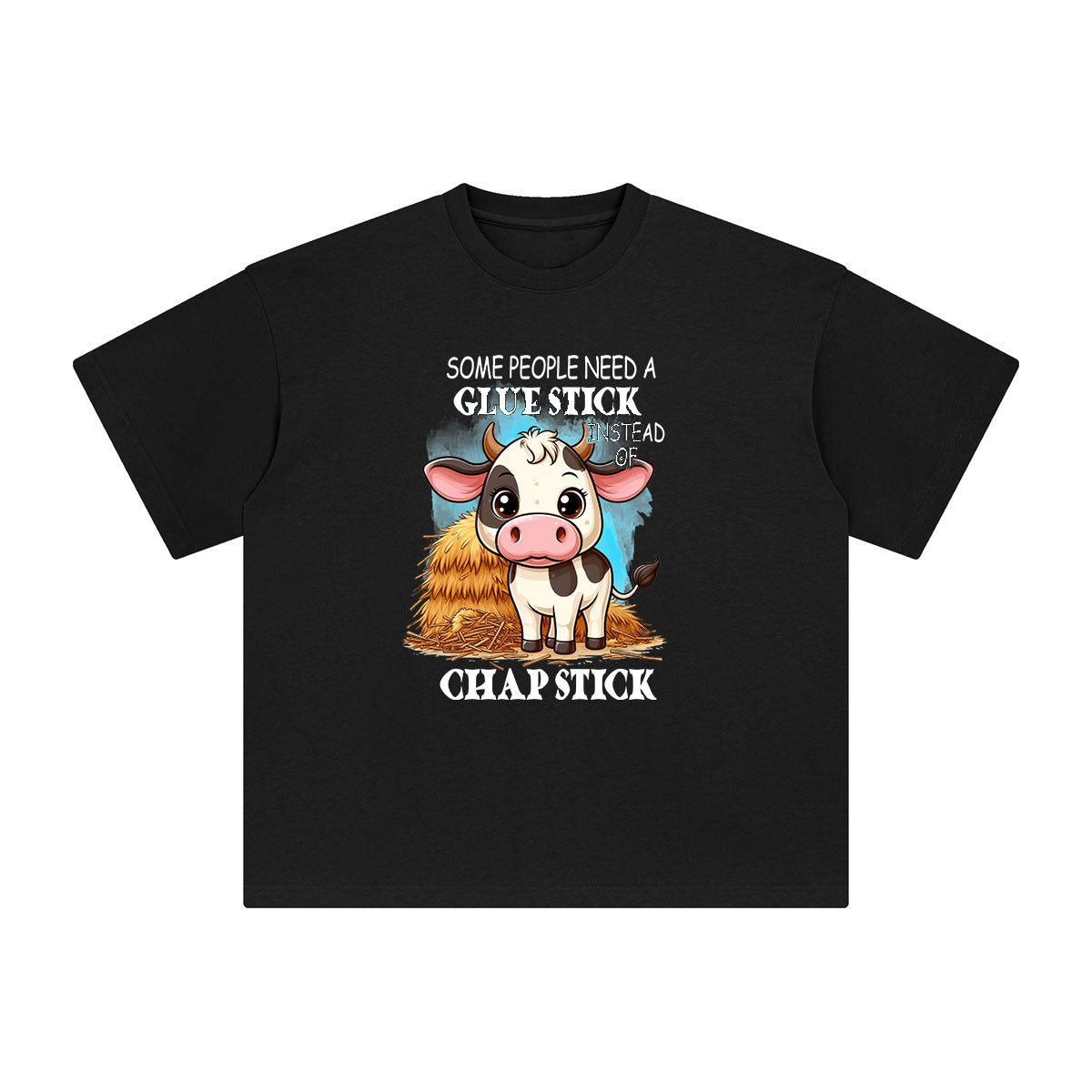 Some People Need A Glue Stick Graphic Tee-INNBLAC Fashion Apparel