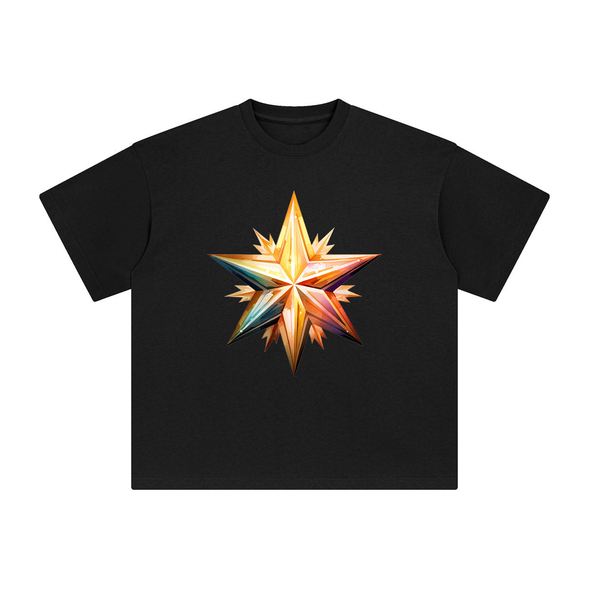 Star Graphic Tee-INNBLAC Fashion Apparel