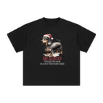 Christmas Dachshund Graphic Tee-INNBLAC Fashion Apparel