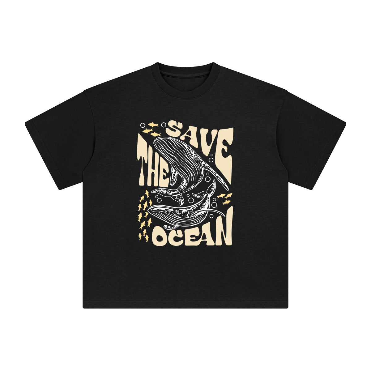 Save The Ocean Graphic Tee-INNBLAC Fashion Apparel