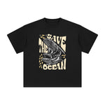 Save The Ocean Graphic Tee-INNBLAC Fashion Apparel