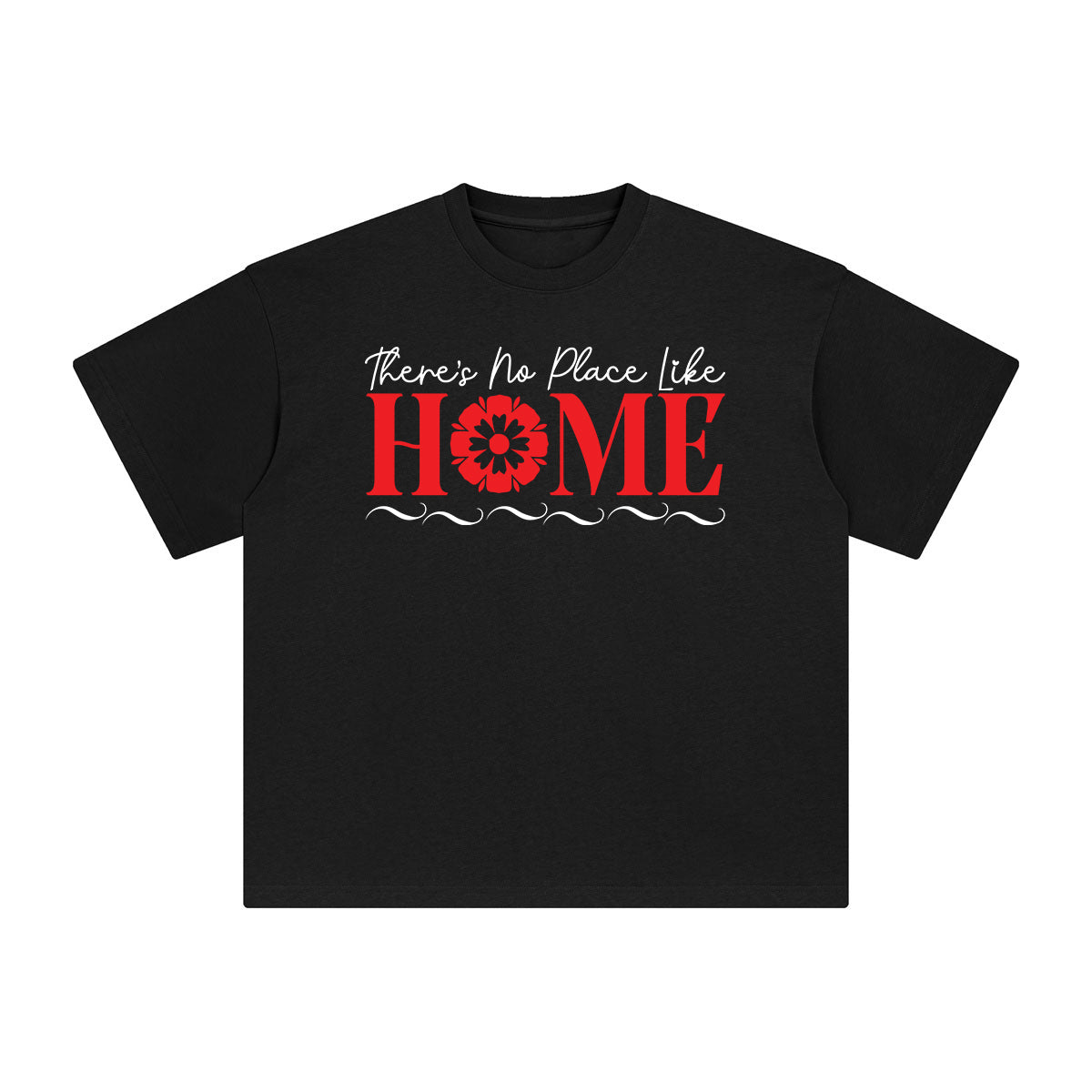 There's No Place Like Home Aesthetic Graphic Tee-INNBLAC Fashion Apparel