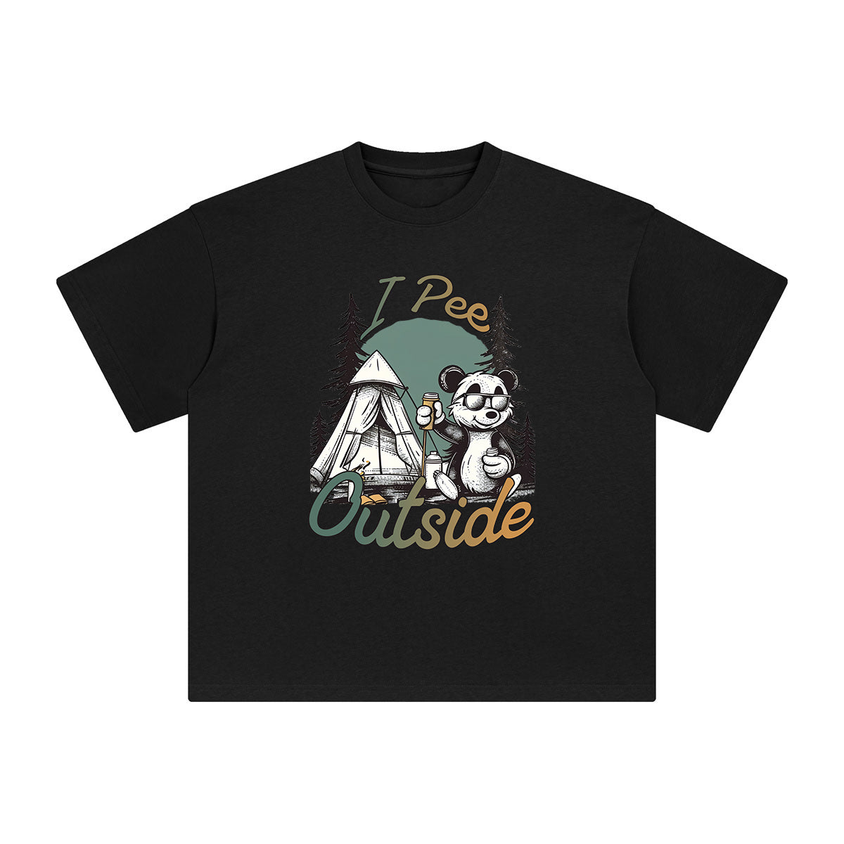 I Pee Outside Graphic Tee-INNBLAC Fashion Apparel
