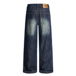 Vintage Wash High Waist Loose Wide Leg Jeans