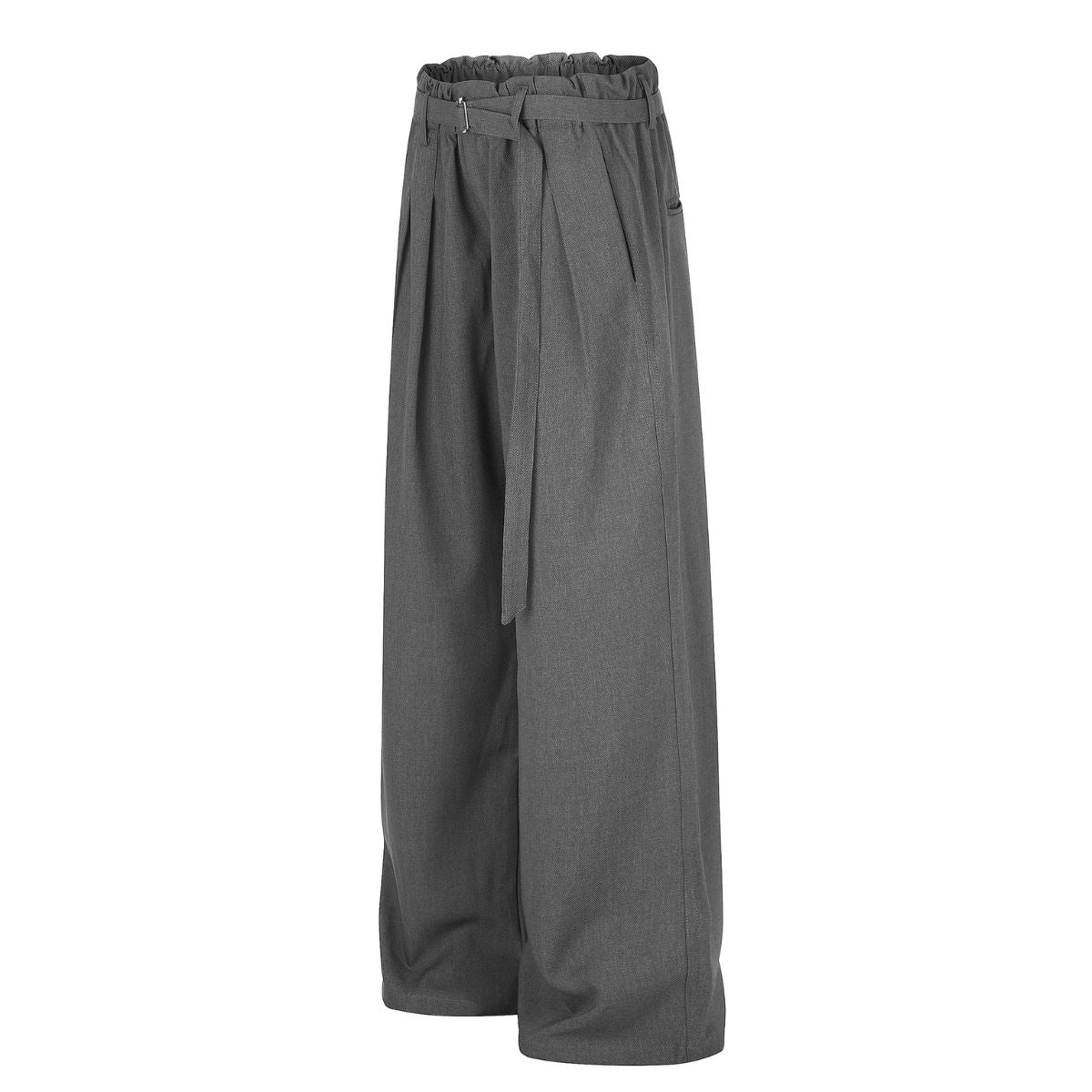Quiet Luxury Pleated Wide-Leg Trousers