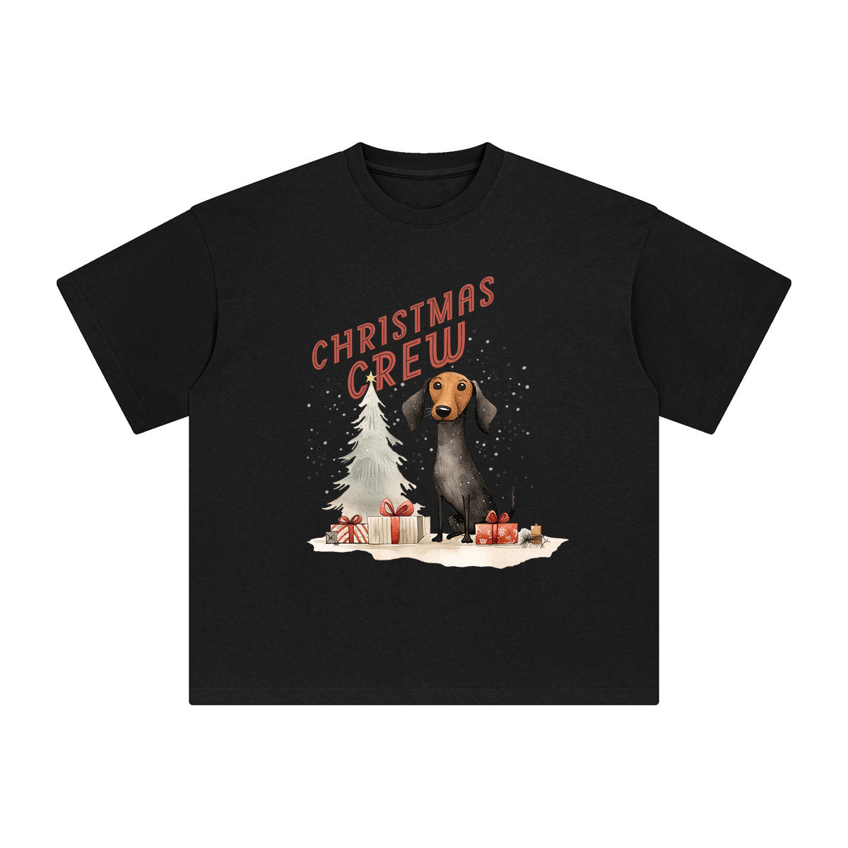 Christmas Crew Graphic Tee-INNBLAC Fashion Apparel