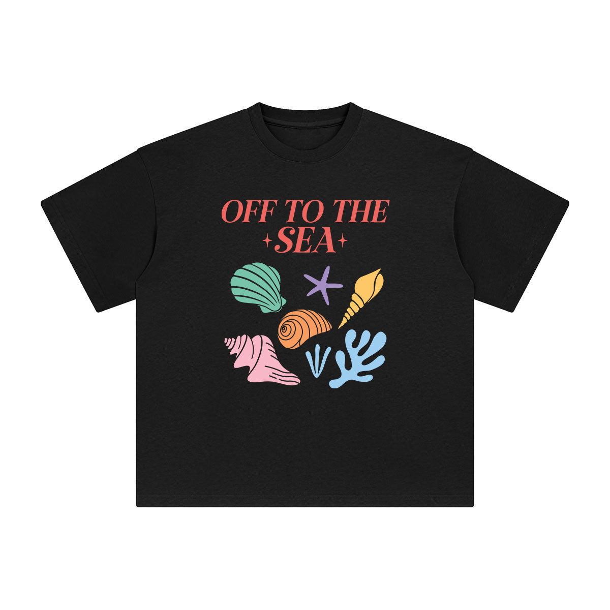 Off To The Sea Graphic Tee-INNBLAC Fashion Apparel