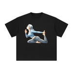 Yoga Mom Comic Graphic Tee-INNBLAC Fashion Apparel