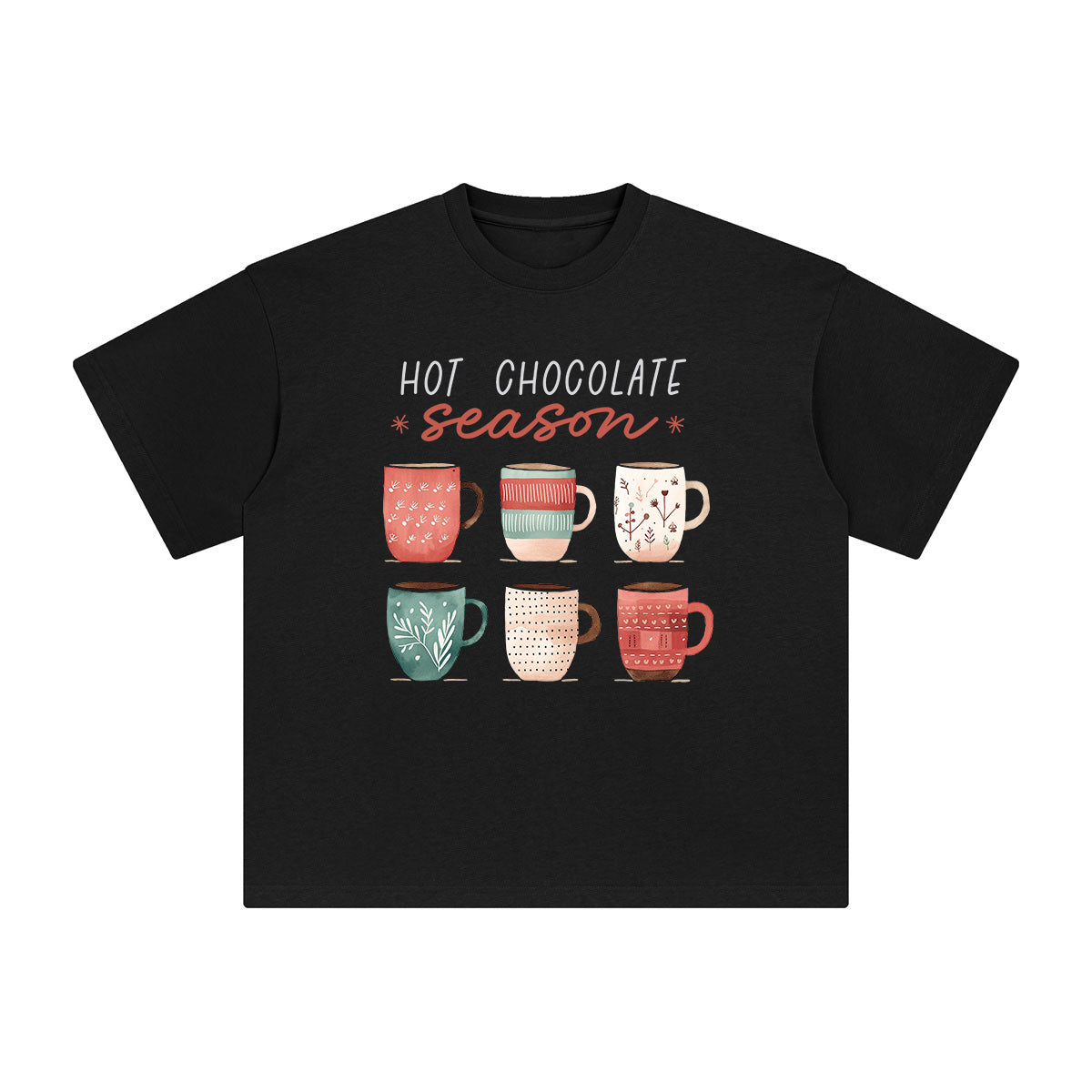 Hot Chocolate Season Graphic Tee-INNBLAC Fashion Apparel