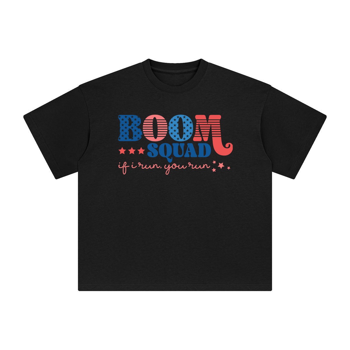 Boom Squad Graphic Tee-INNBLAC Fashion Apparel