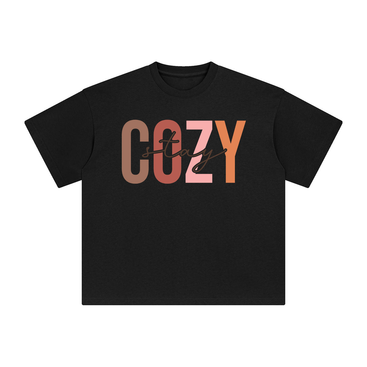Stay Cozy Graphic Tee-INNBLAC Fashion Apparel