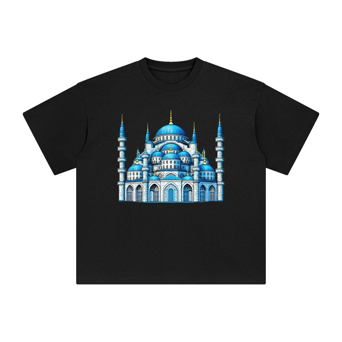 The Blue Mosque Graphic Tee-INNBLAC Fashion Apparel