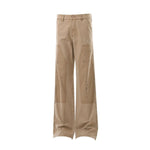 Vintage Washed Distressed Utility Straight Leg Pants