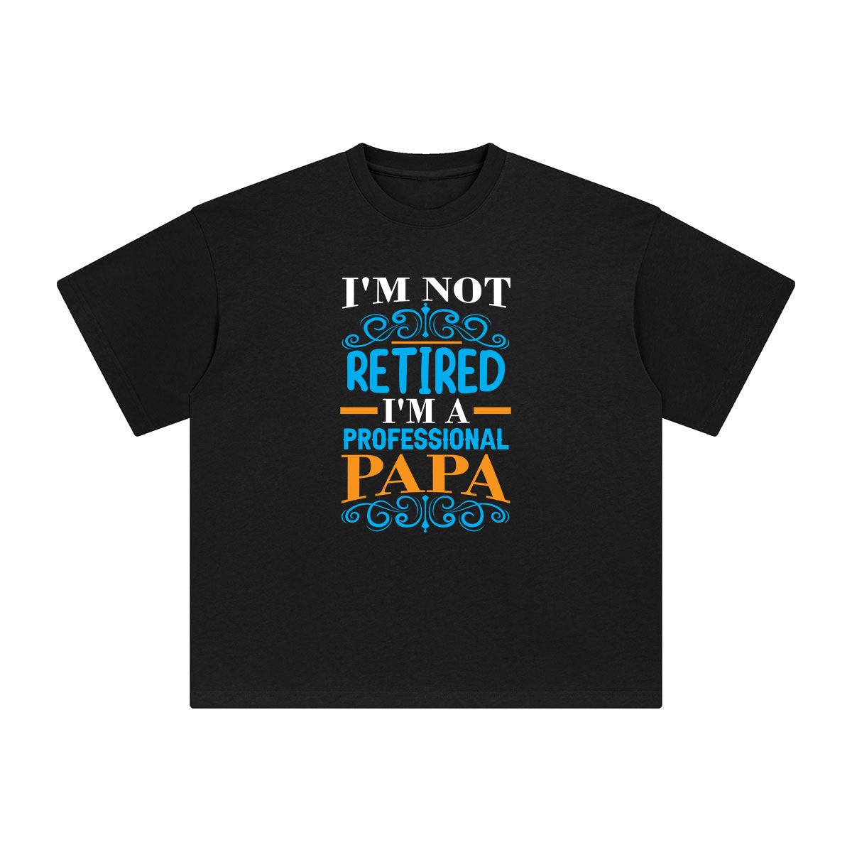 Papa Quote Aesthetic Graphic Tee-INNBLAC Fashion Apparel
