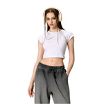 Solid Color Slim Fit Crop Tank 7.8oz