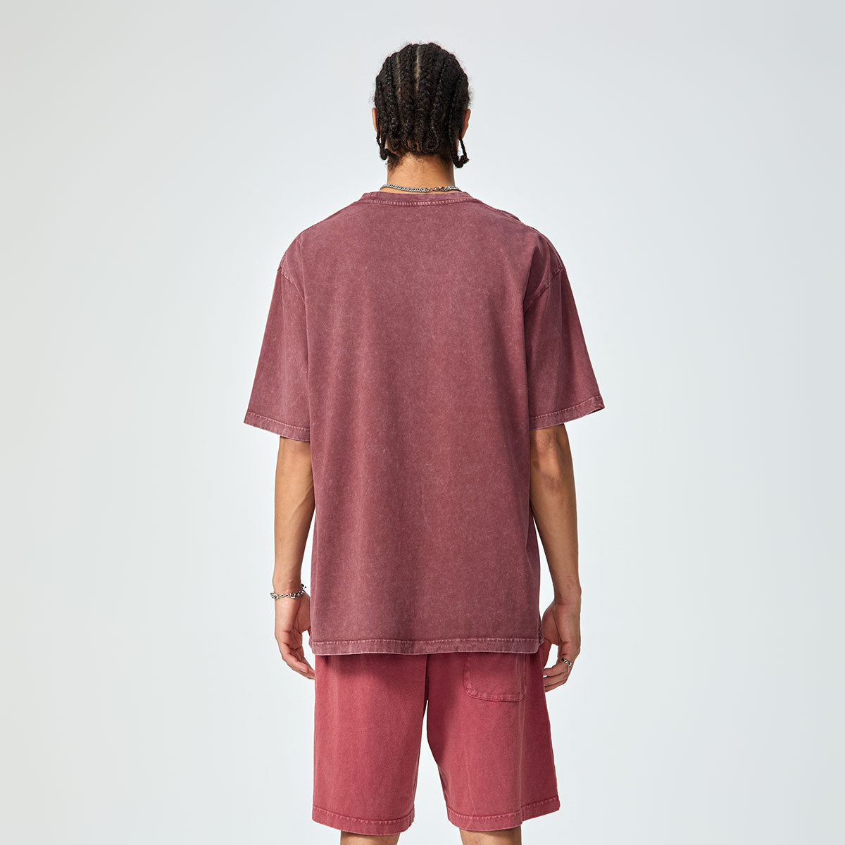 Washed Faded Baggy Cotton Tee 7.5oz
