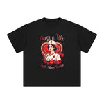 Nurse A Title Just Above Queen Graphic Tee-INNBLAC Fashion Apparel