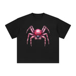 Pink Spider Graphic Tee-INNBLAC Fashion Apparel