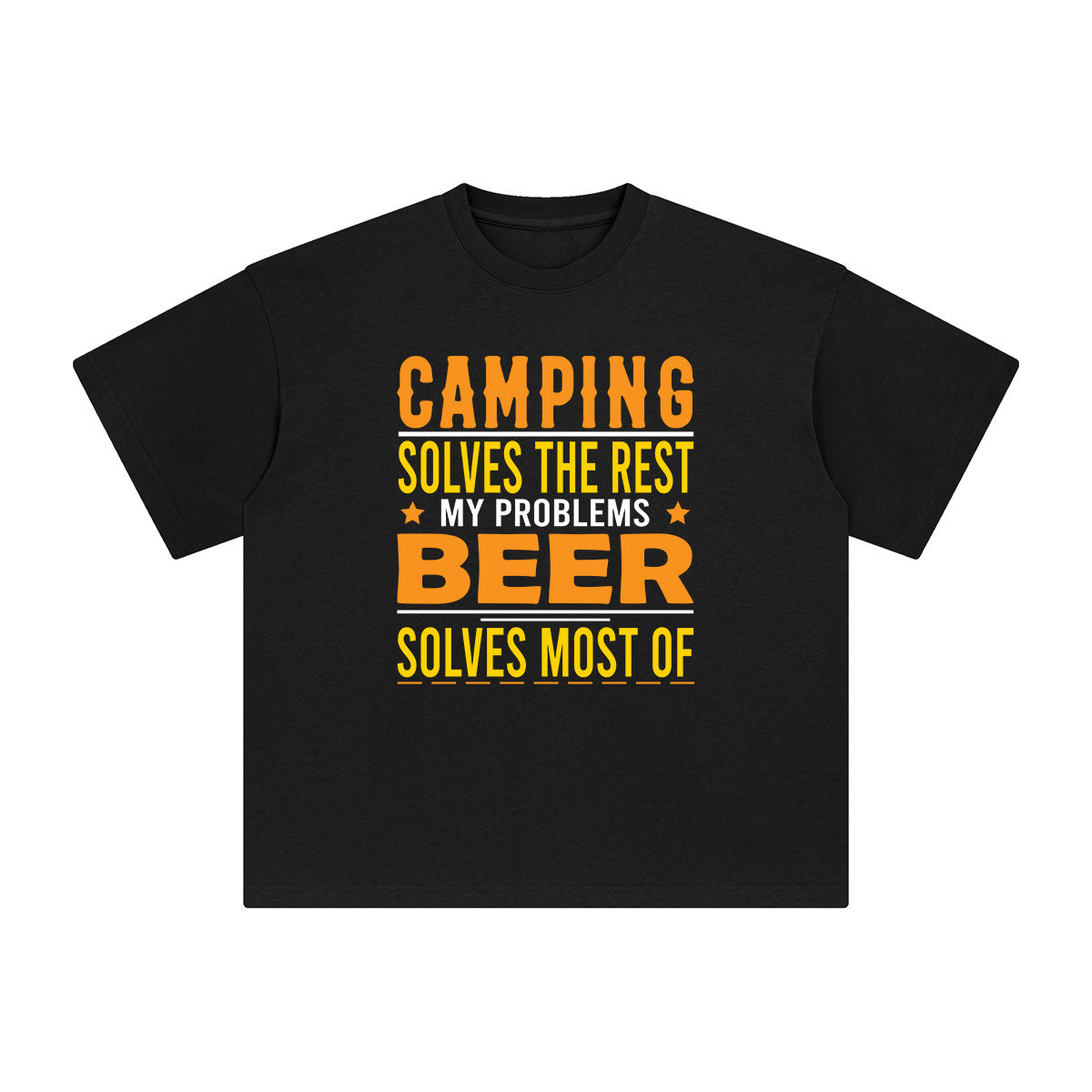 Camping Quote Graphic Tee-INNBLAC Fashion Apparel