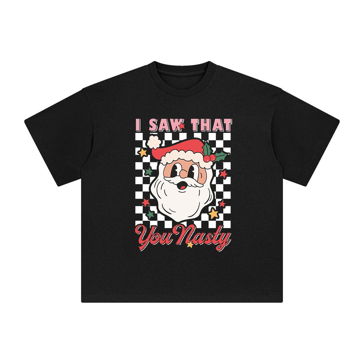 Santas Graphic Tee-INNBLAC Fashion Apparel