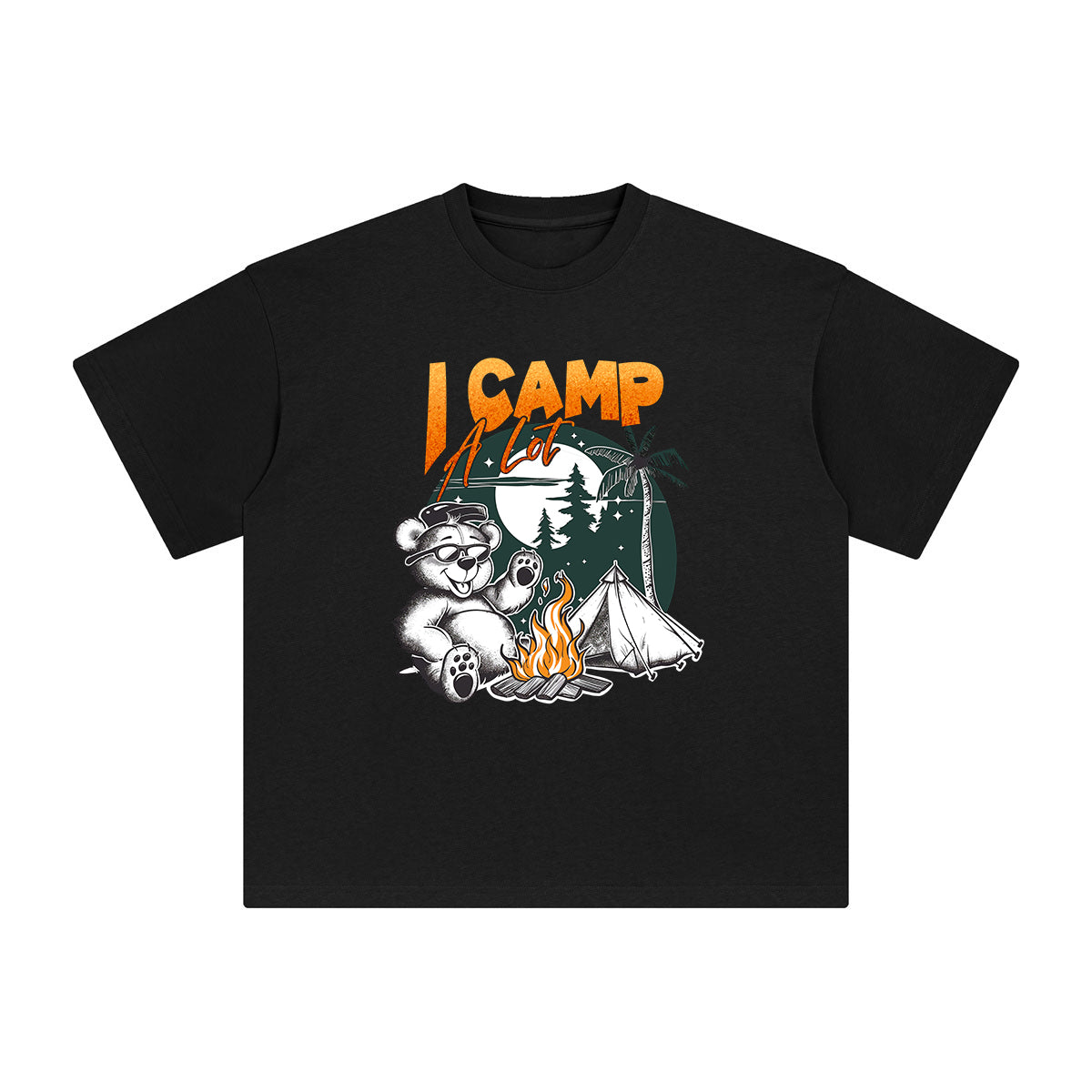 I Camp A Lot Graphic Tee-INNBLAC Fashion Apparel