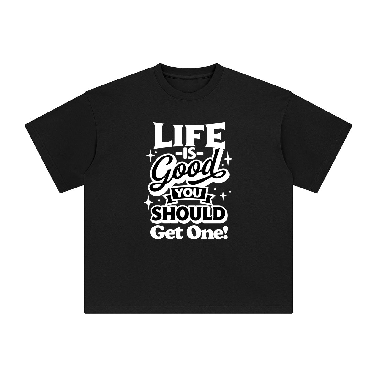 Life Is Good Graphic Tee-INNBLAC Fashion Apparel