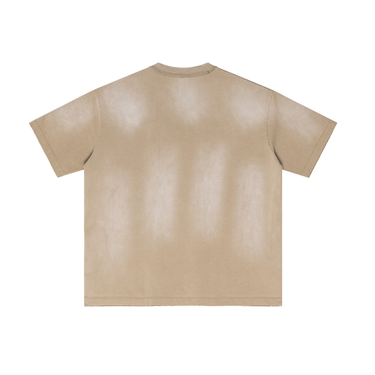 Acid Washed Distressed Reverse Tee 8oz