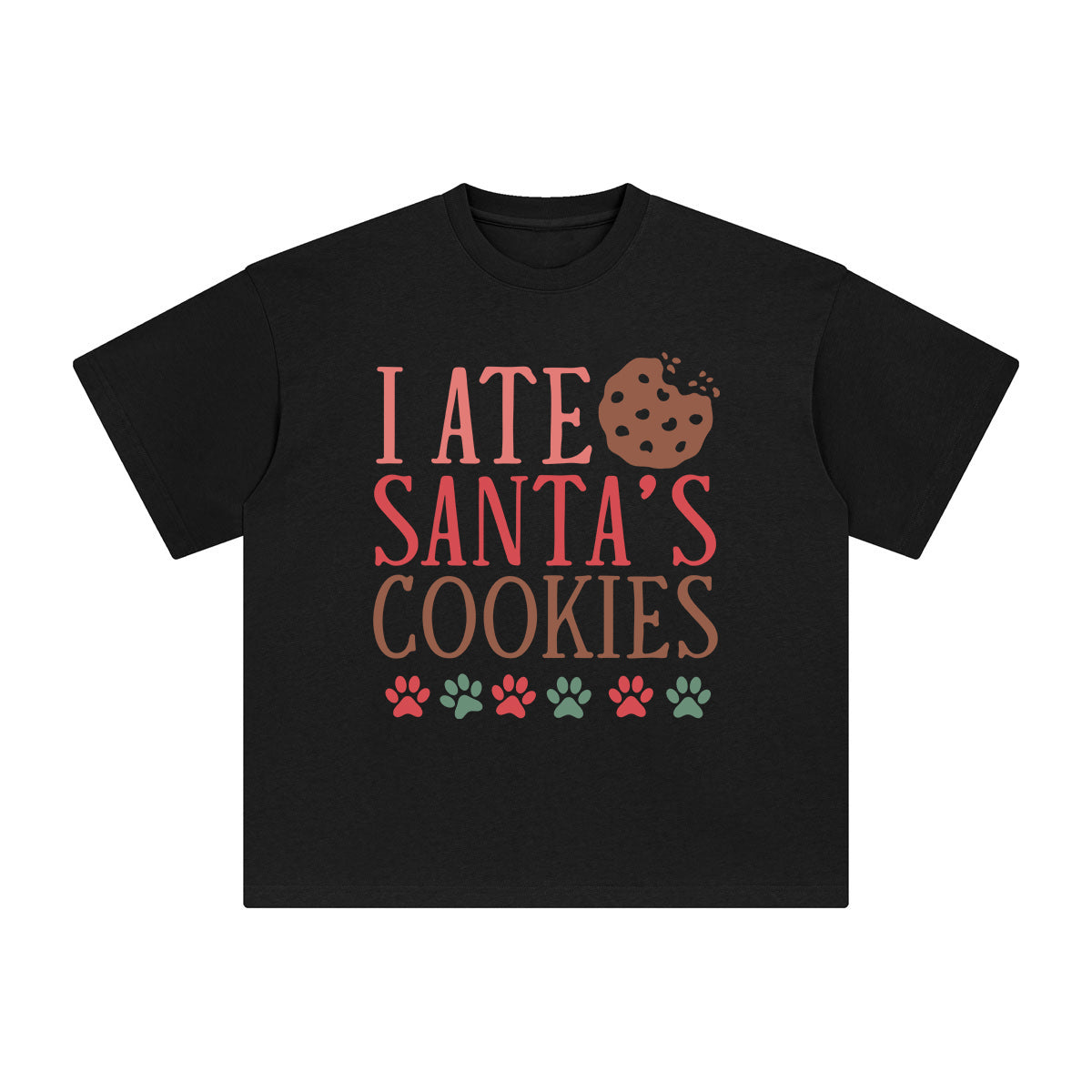 I Eat Santa's Cookies Graphic Tee-INNBLAC Fashion Apparel