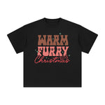Warm Furry Christmas Graphic Tee-INNBLAC Fashion Apparel