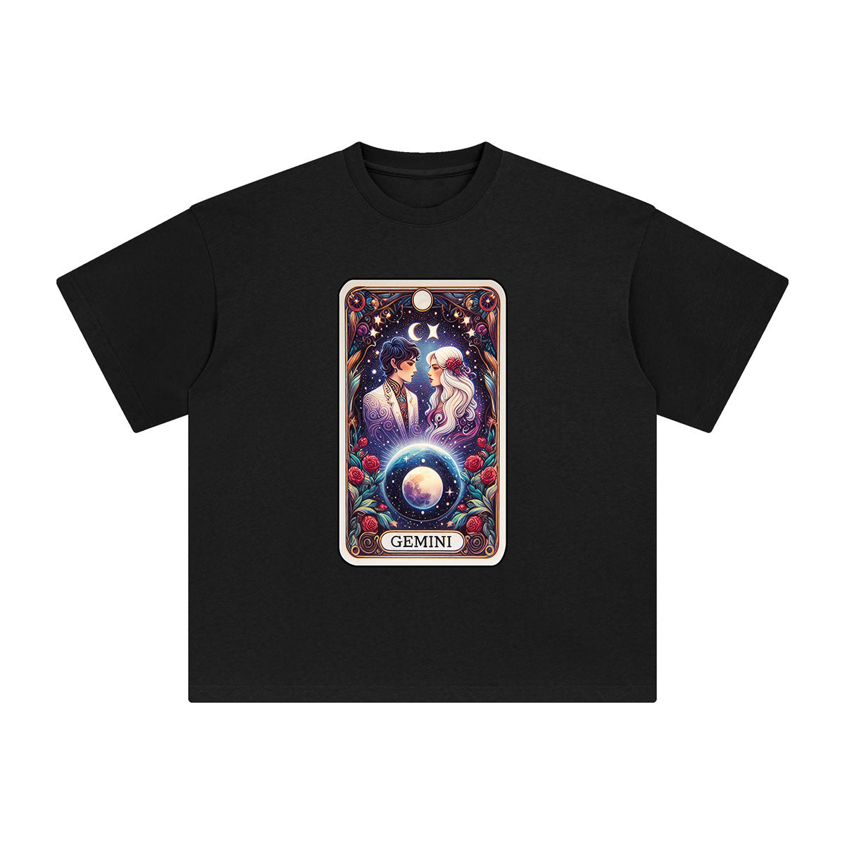 Gemini Zodiac Graphic Tee-INNBLAC Fashion Apparel