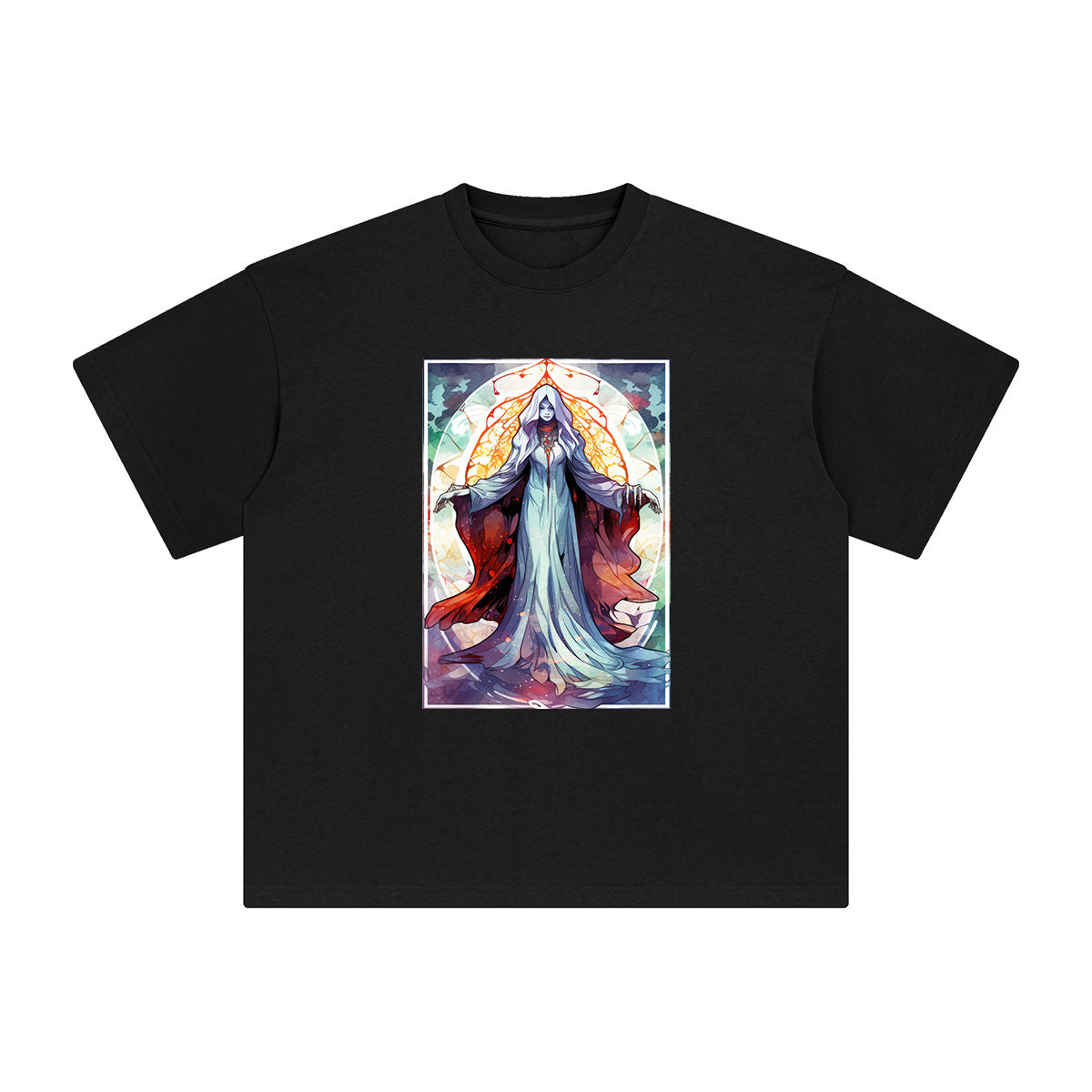 Zombie Witch Card Graphic Tee-INNBLAC Fashion Apparel