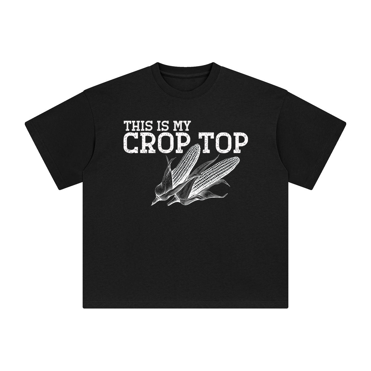Corn Retro Graphic Tee-INNBLAC Fashion Apparel