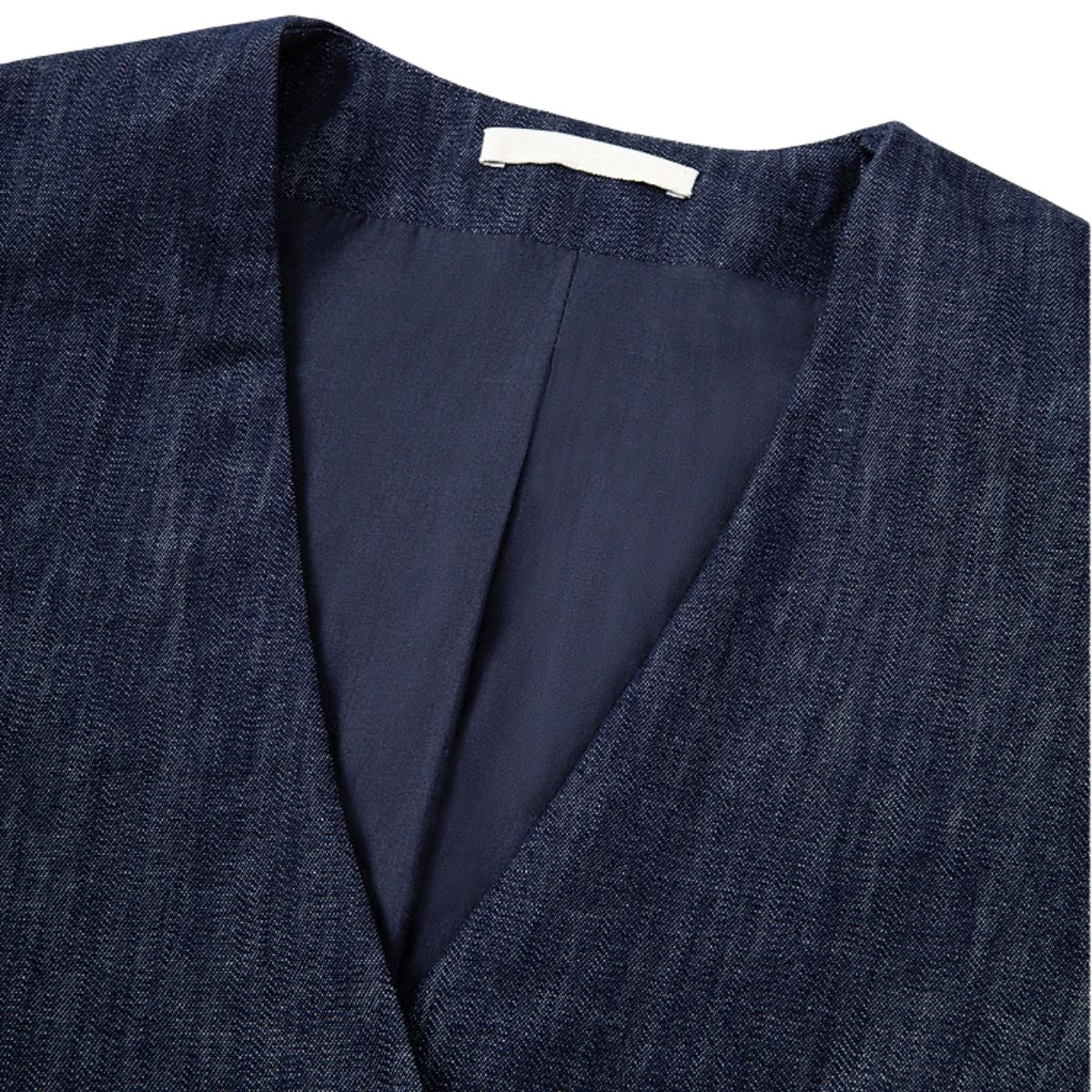 Women' s Relaxed Indigo Denim Waistcoat
