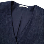 Women' s Relaxed Indigo Denim Waistcoat