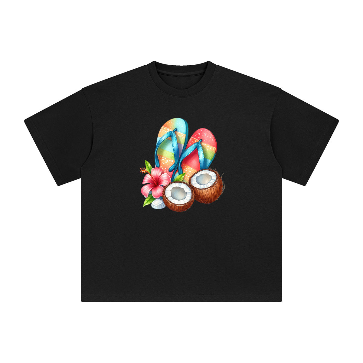Holiday Comic Graphic Tee-INNBLAC Fashion Apparel