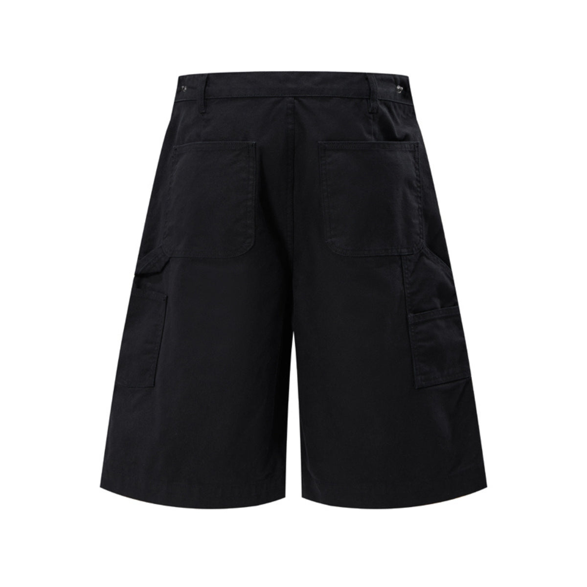 Rivet Detail Baggy Bermuda Cargo Streetwear Denim Pants Shorts
