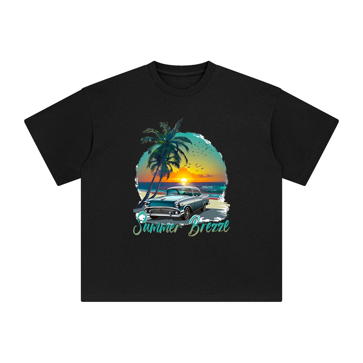 Summer Breeze Graphic Tee-INNBLAC Fashion Apparel