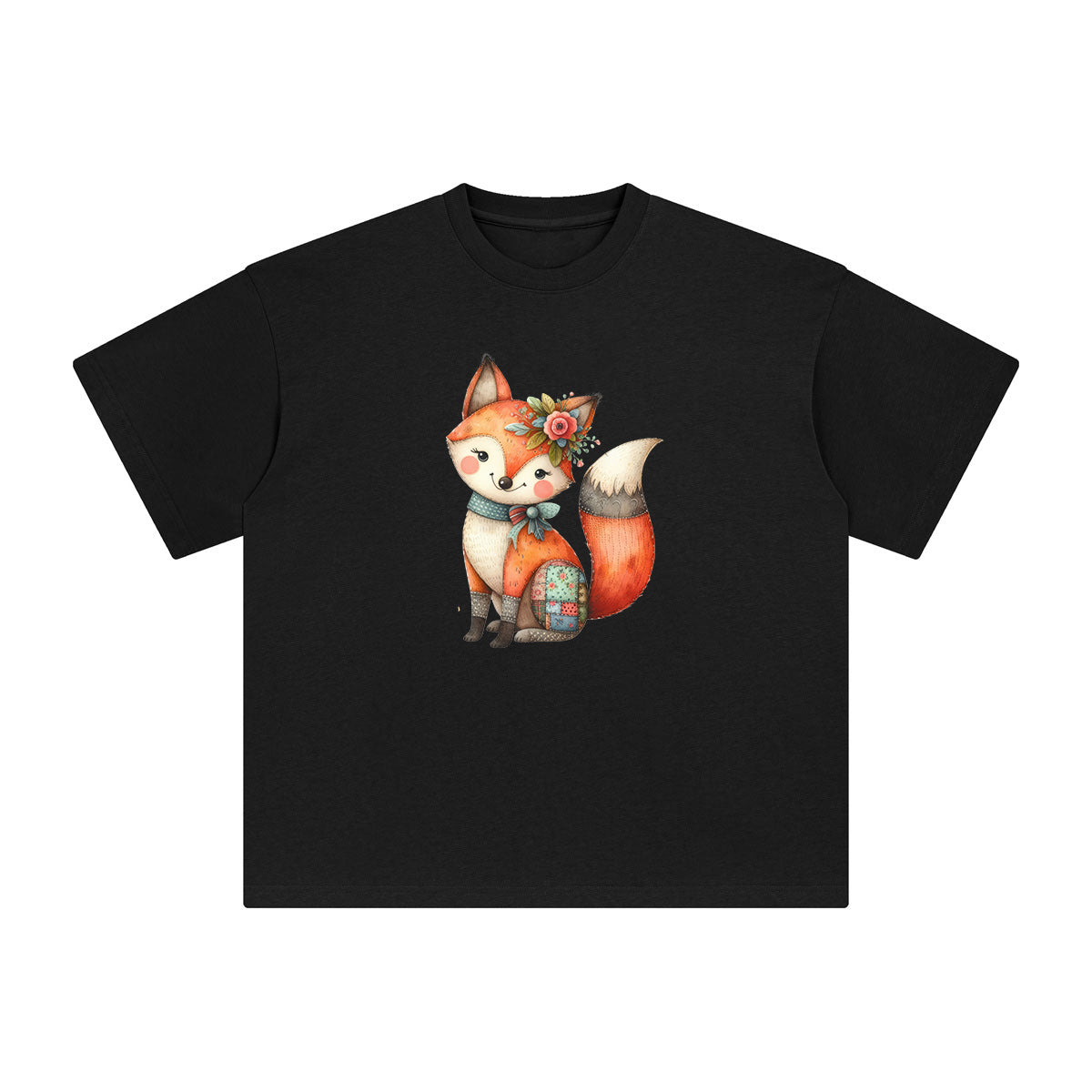 Fox Graphic Tee-INNBLAC Fashion Apparel