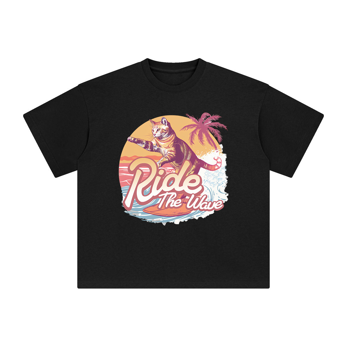 Ride The Wave Graphic Tee-INNBLAC Fashion Apparel