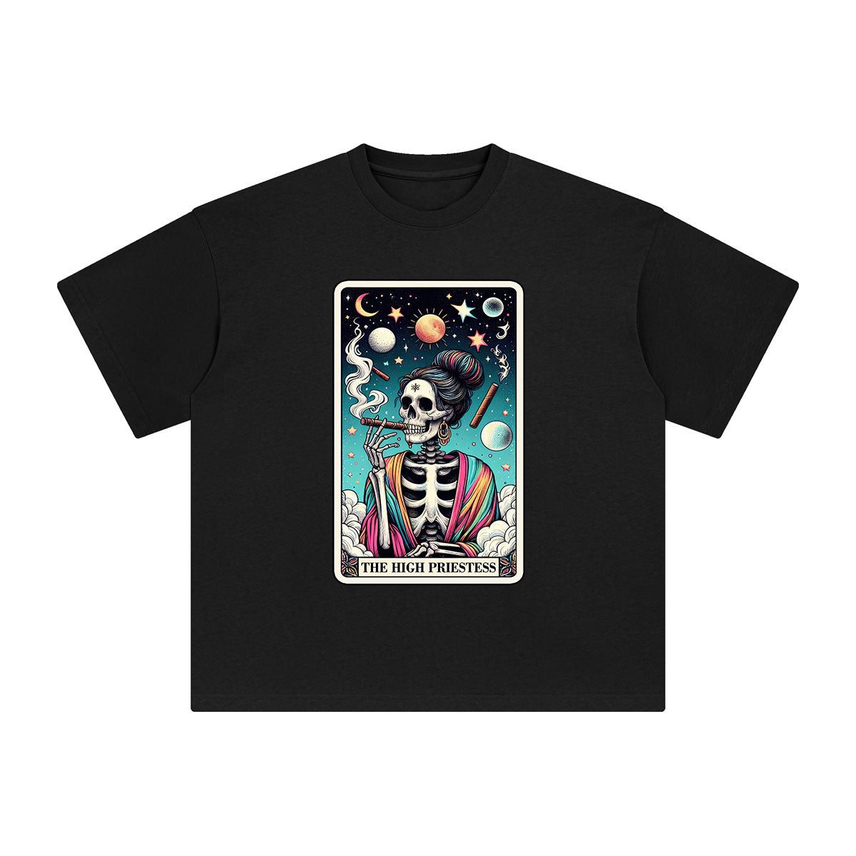 The High Priestess Comic Graphic Tee-INNBLAC Fashion Apparel