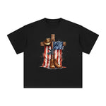 Memorial Day Cross Graphic Tee-INNBLAC Fashion Apparel
