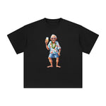 Grandpa Drinking Beer Graphic Tee-INNBLAC Fashion Apparel