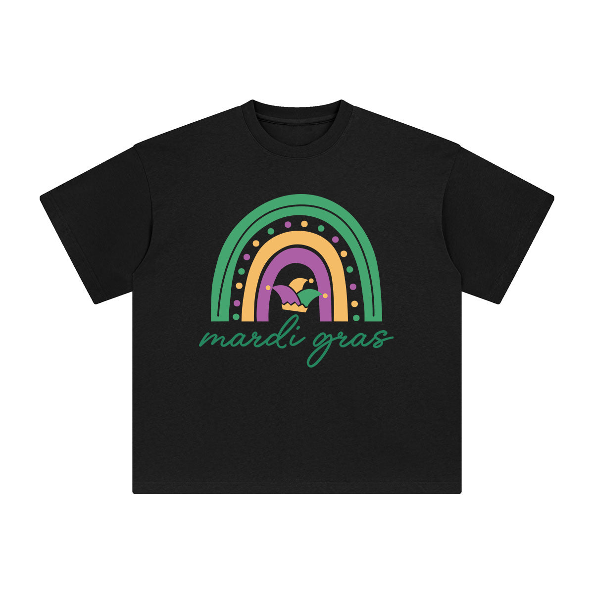 Mardi Gras Graphic Tee-INNBLAC Fashion Apparel